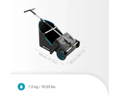 Gardena lapų surinktuvas vejoms ir terasoms su keičiamais šepečiais 03566-20