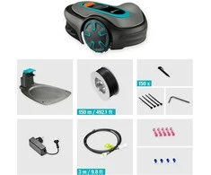 Gardena robotinė vejapjovė SILENO minimo 350, baterinė, pjovimo aukštis 20–45 mm, 15208-47