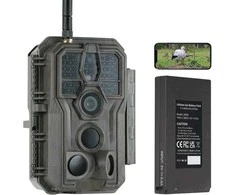 GardePro laukinių gyvūnų stebėjimo kamera su Wi-Fi, 8000 mAh akumuliatoriumi, 64 MP, naktinis matymas, E8P