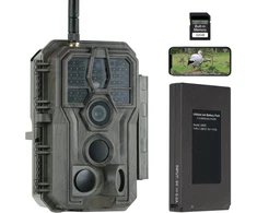 GardePro miško kamera su Wi-Fi, 64 MP, 1296P vaizdu, 8000 mAh, E8PMB