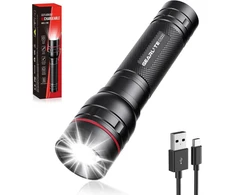 GEARLITE įkraunamas LED žibintuvėlis su priartinimu, IP65, USB-C, G1000