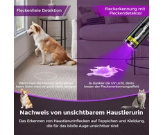 GEARLITE UV LED žibintuvėlis, 395 nm bangos ilgis, įkraunamas, atsparus vandeniui, G800-Z1
