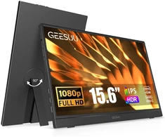 GEESUU nešiojamas monitorius 15.6 col. FHD IPS HDR 60 Hz M156L1F