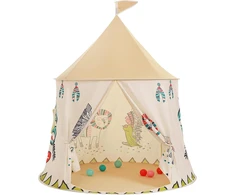GEIwenle vaikiška žaidimų palapinė tipi Prince Castle 116 x 116 x 123 cm Y518