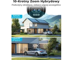 GENBOLT lauko IP kamera su 4K 8 MP vaizdo raiška, Wi-Fi ir PoE, 10X hibridiniu priartinimu, modelis GB202V