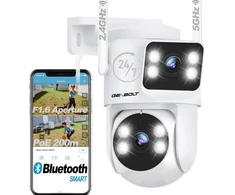 GENBOLT lauko PTZ IP kamera, Wi-Fi 2.4/5 GHz, PoE, 4x priartinimas, naktinis matymas, GB201H
