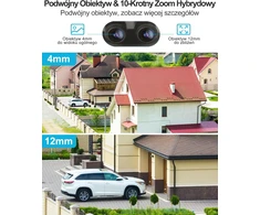 GENBOLT lauko PTZ IP stebėjimo kamera 4 MP 2.5K, 10x hibridinis priartinimas, Wi-Fi ir POE, naktinis spalvotas režimas, GB-202K