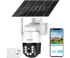 GENBOLT lauko stebėjimo IP kamera 4G, 3 MP, saulės įkrovimas, naktinis matymas, IP66, GB216K-4G