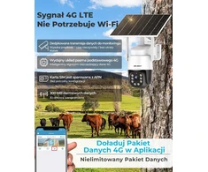 GENBOLT lauko stebėjimo IP kamera 4G, 3 MP, saulės įkrovimas, naktinis matymas, IP66, GB216K-4G