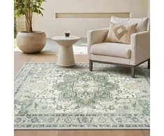 GENIMO boho stiliaus kilimas su neslystančiu TPR pagrindu, skalbiamas, 160 × 230 cm