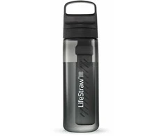 Gertuvė LifeStraw vandens butelis su filtru, 650 ml, pašalina bakterijas, mikroplastikus, Nordic Noir, LGV422GYWW