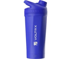 Gertuvė VOLTRX elektrinis baltymų kokteilių plaktuvas ChillMix, 350 ml, USB-C, mėlynas