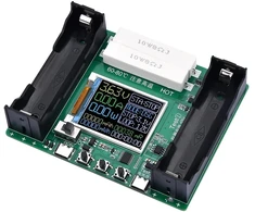 GERUI akumuliatorių talpos ir vidinės varžos testeris 18650 Li-Ion/NiMH USB-C