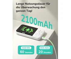 GHB elektroninė auklė su kamera, 3.2 col. LCD ekranu ir naktiniu matymu MC632B