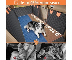 Gimars automobilio sėdynės užtiesalas šunims su kietu dugnu 157 × 132 cm GIM-BSEFD-B03