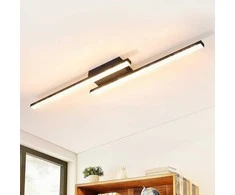 Lubinis šviestuvas Glitzerlife LED lubų šviestuvas, 12 W, šiltai balta 3000 K, metalinis korpusas, juodos spalvos, modelis SJ201
