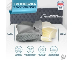 Glückstoff ergonominė atminties putų ortopedinė pagalvė 63 x 38 x 13 cm Ergo