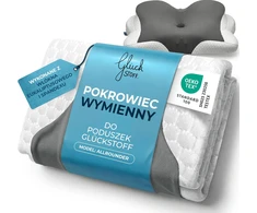 Glückstoff ergonominės pagalvės užvalkalas Allrounder iš liocelio ir spandekso, pilkas RXZER23