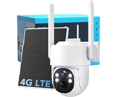 GNCC 4G LTE lauko PTZ stebėjimo kamera su eSIM, 2K, saulės energija, GW41