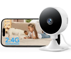 GNCC vidaus Wi-Fi kamera 1080p su naktiniu matymu ir dvipusiu garsu GC3