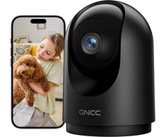 GNCC vidaus Wi-Fi stebėjimo kamera 2K, 3 MP, 360°, naktinis matymas, P5B