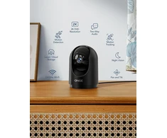 GNCC vidaus Wi-Fi stebėjimo kamera 2K, 3 MP, 360°, naktinis matymas, P5B