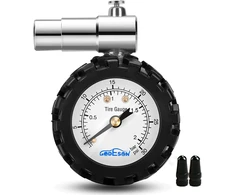 GODESON dviračio padangų slėgio matuoklis Presta vožtuvams 0–30 psi GD005B-30