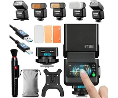 Godox išorinė blykstė TTL su siųstuvu X5-O, HSS 1/8000s, 2.4G belaidis, Olympus Panasonic suderinama, IT32+X5O