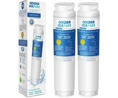GOLDEN ICEPURE šaldytuvo vandens filtrai, polipropilenas, NSF sertifikatas, 2 vnt., GP-RWF3100A-2PACK