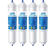 GOLDEN ICEPURE šaldytuvo vandens filtrų komplektas, polipropilenas, 4 vnt., suderinamas su DA29-10105J / WSF-100