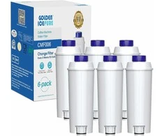 GOLDEN ICEPURE vandens filtras kavos aparatams, suderinamas su De'Longhi DLSC002, SER3017, 6 vnt. komplektas, CMF006