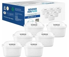 Golden Icepure vandens filtro kasetė, suderinama su Brita Maxtra+, Mavea, Anna DuoMax, 6 vnt.