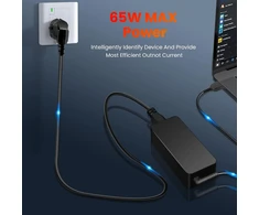 Goodovo nešiojamojo kompiuterio įkroviklis 65 W, 20 V/3,25 A, USB jungtis, suderinamas su Lenovo ThinkPad