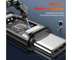 Goodovo nešiojamojo kompiuterio USB-C 45 W adapteris, 20 V, suderinamas su HP Chromebook X360, H18