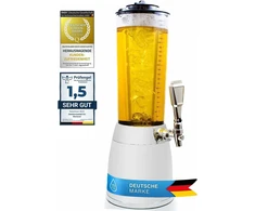 Goodsgadgets Alaus kolonėlė su ledo aušinimu 4 l talpos, chromuota, 1,3 l šaldymo indas