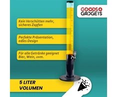 GOODS+GADGETS gėrimų bokštas su kranėliu, 5 l talpos, plastikas, apie 110 cm aukščio