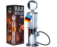 Goods+Gadgets gėrimų dozatorius su chromuotu stovu, 1000 ml, retro dizainas