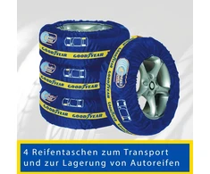 Cgauto Goodyear padangų laikymo maišų rinkinys 4 vnt., iki 235 mm ir 65 cm, 75526