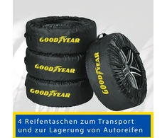 Goodyear padangų transportavimo ir laikymo krepšiai iš 600D poliesterio, 4 vnt., 681271