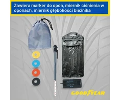 Goodyear padangų vežimėlis 4 ratams iki 100 kg su apsauginiu uždangalu 11123