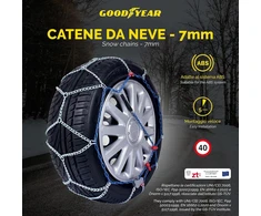Goodyear sniego grandinės automobiliams G7, 7 mm, 120 dydis, TÜV ir GS ÖNORM, 77957