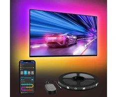 Govee LED televizoriaus foninis RGBIC apšvietimas 2.4 m, Wi‑Fi/Bluetooth juosta 40–50" TV, H6167