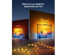 Govee televizoriaus foninio apšvietimo LED juosta RGBICW 75–85 col. H60993D2DE