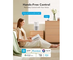 GoveeLife išmanusis oro valytuvas miegamajam su HEPA filtru, Wi-Fi, 8 W, H7126