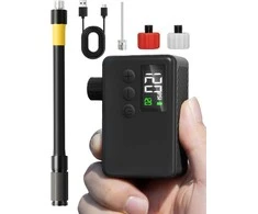GPUTEK elektrinė dviračio pompa, 120 psi, LED ekranas, 1000 mAh akumuliatorius, BL01