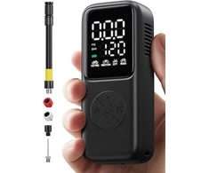 GPUTEK mini elektrinė dviračio pompa, 120 PSI, akumuliatorinė, Schrader ir Presta, BG-BL02