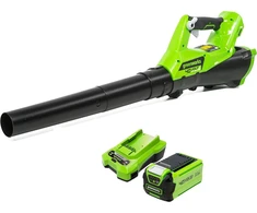 Greenworks akumuliatorinis lapų pūstuvas 40 V, 177 km/h, 11.05 m³/min, G40ABK2