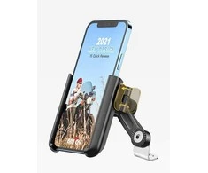 Grefay Motociklo telefono laikiklis, 360 laipsnių pasukamas