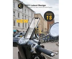Grefay Motociklo telefono laikiklis, 360 laipsnių pasukamas