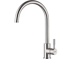 GRIFEMA virtuvinis maišytuvas, nerūdijančio plieno, aukšta 271 mm snapelis, vandens taupymo funkcija, G4008